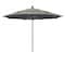 California Umbrella 11' Black Aluminum Market Patio Umbrella, Sunbrella Spectrum Dove 194061333150 - alternate 1